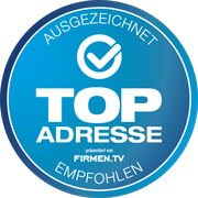 Top-Adresse – ausgezeichnet und empfohlen von FIRMEN.TV